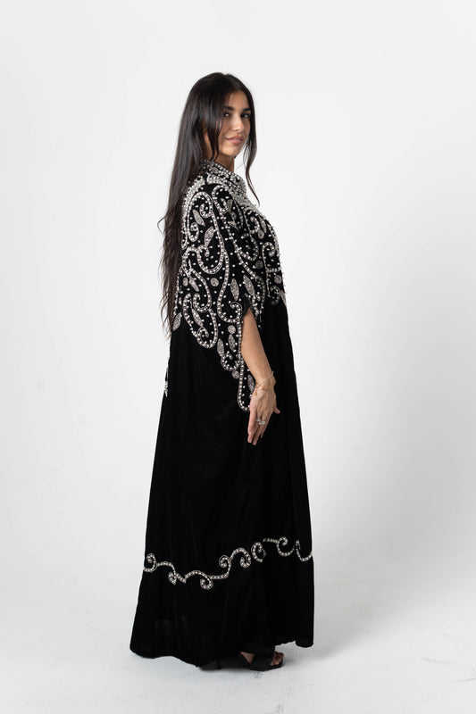 Caftan katifa Argent