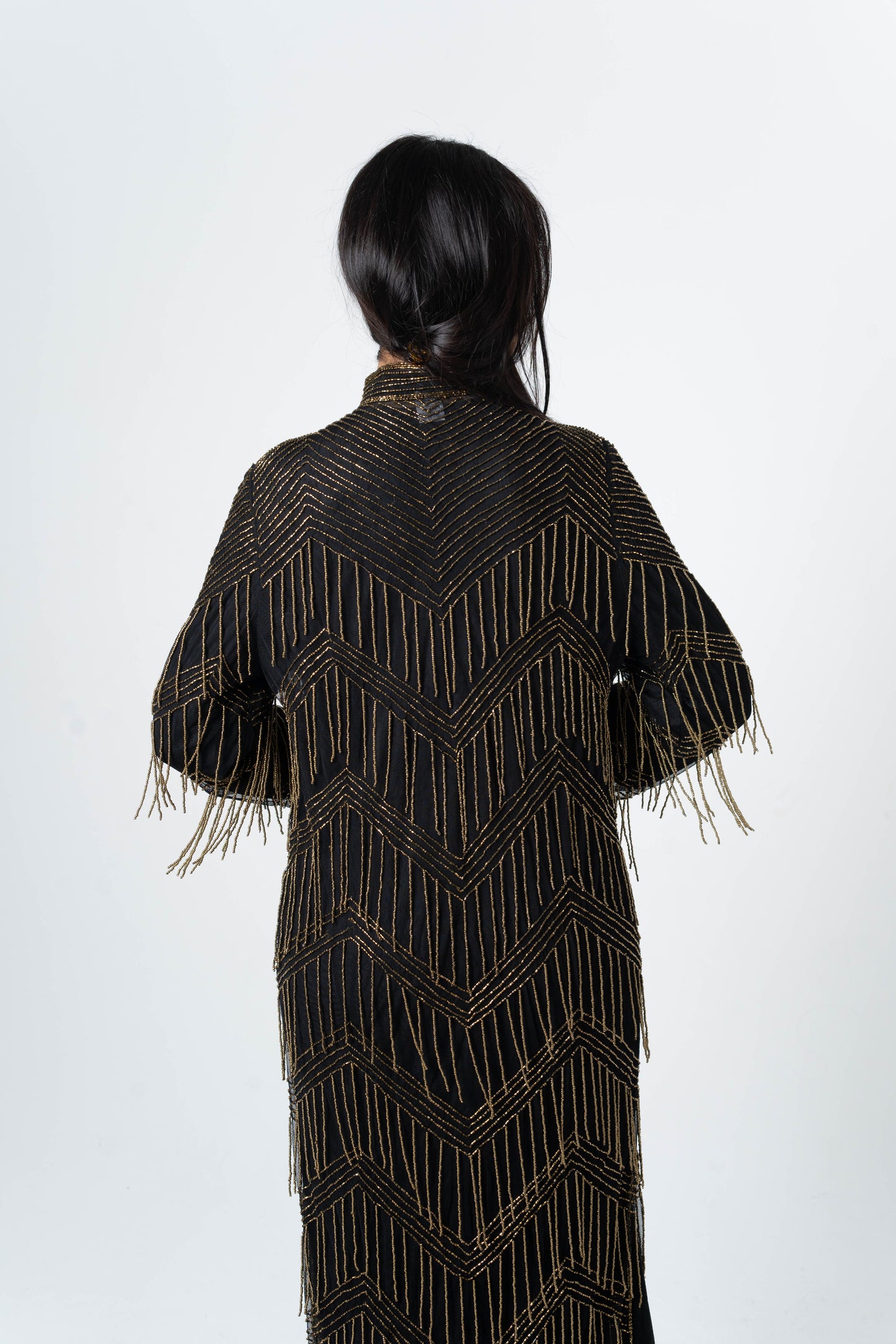 Caftan REEM Black and Gold