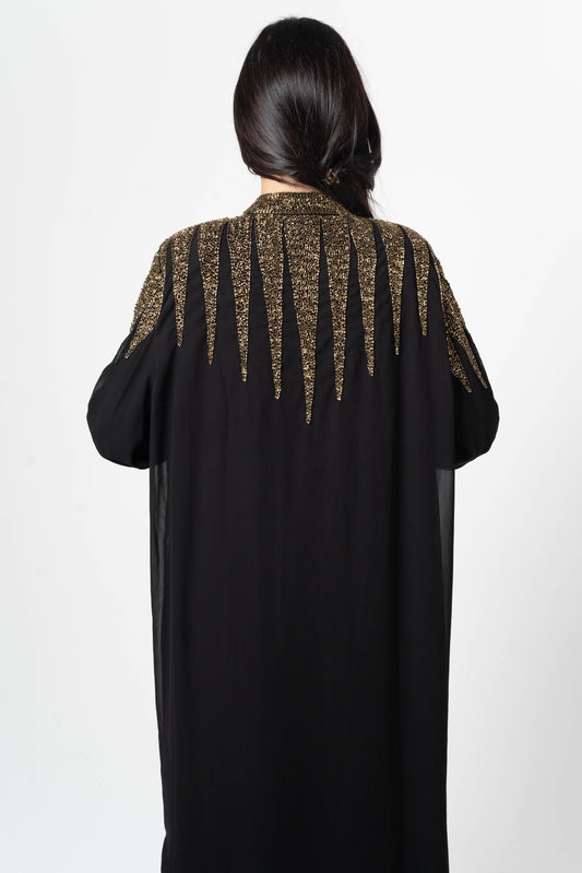 Caftan EMNA black and gold