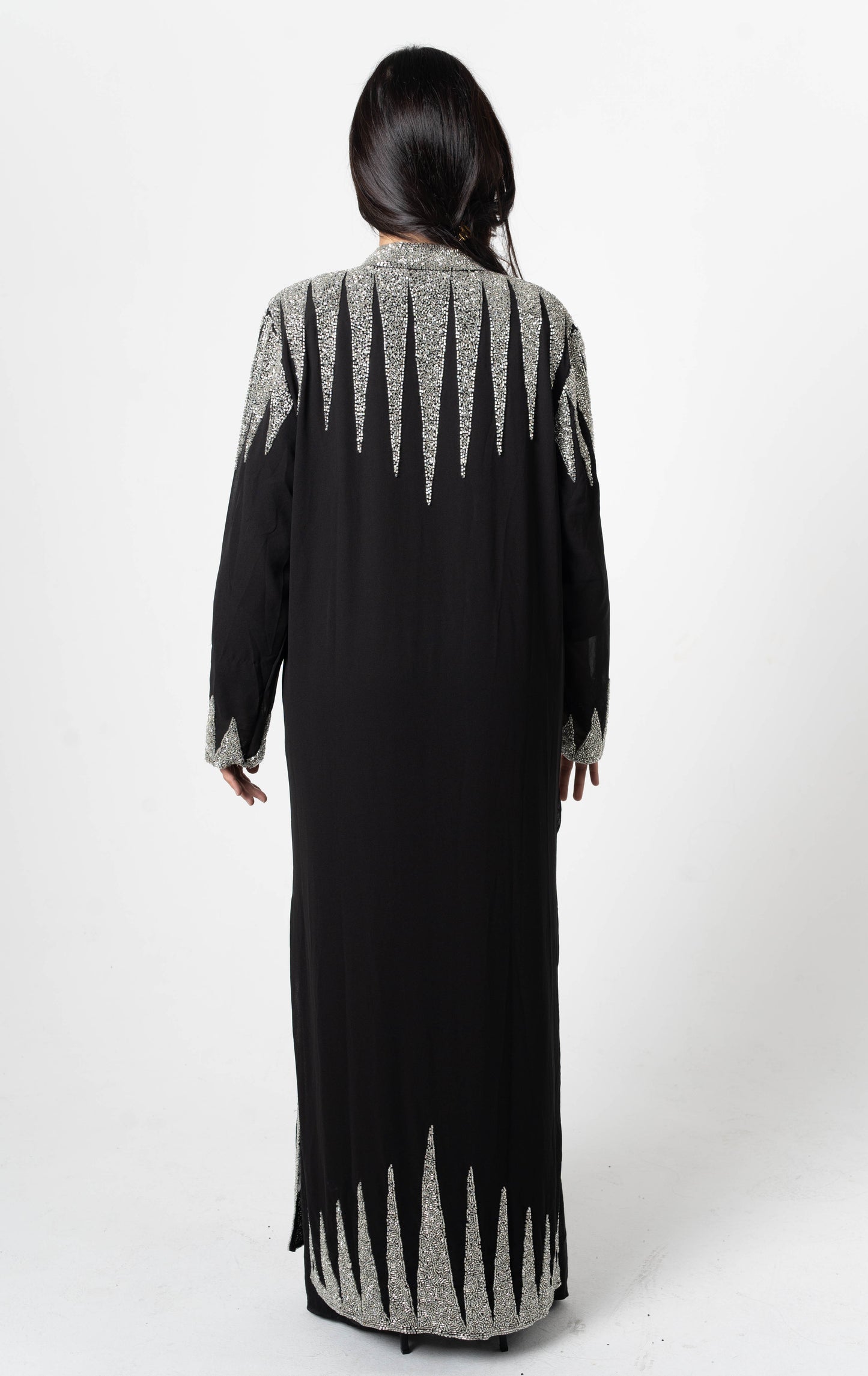 Caftan EMNA black and silver