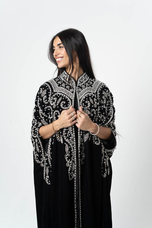 Caftan katifa Argent